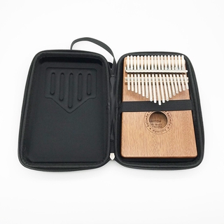 17 คีย์ Universal Kalimba กล่องเคสสําหรับใส่จัดเก็บเปียโนป้องกันการกระแทกแบบพกพา