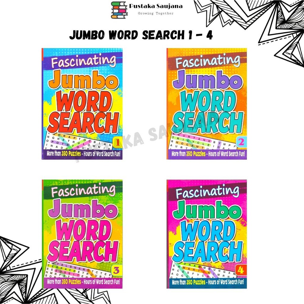 [Saujana] Fascinting Jumbo Word Search 1 - 4