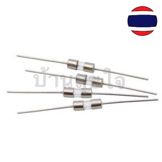 3Pcs ฟิวส์แก้ว หางหนู ขาดเร็ว 2 ขา 3.6*10mm 0.5A - 20A 250V 3.6x10  Axial Fast Glass Fuse