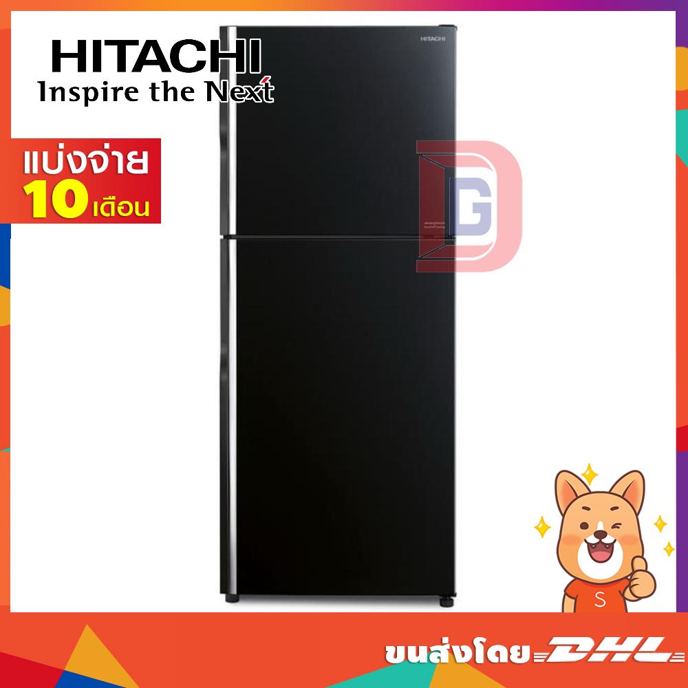HITACHI ตู้เย็น 2ประตู ขนาด 348ลิตร 12.3คิว สีดำ Inverter รุ่น R-VGX350PF GBK (19469)