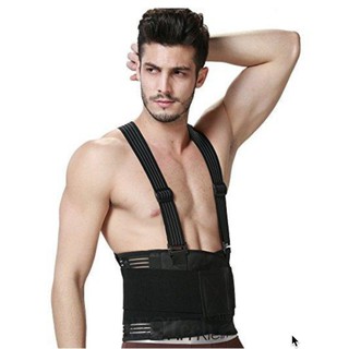 เข็มขัดยกของ อุปกรณ์เซฟตี้ เข็มขัดพยุงหลัง Lifting Belt Back Support (Black)