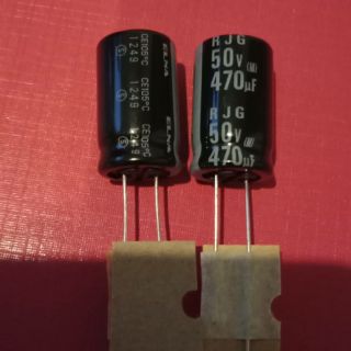 Capacitor 470uf50v ขนาด12*21mm 105 องศาขายแพค10ตัว90บาท