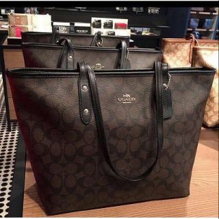 COACH F58292 CITY ZIP TOTE IN SIGNATURE​💥 ของแท้💯💥