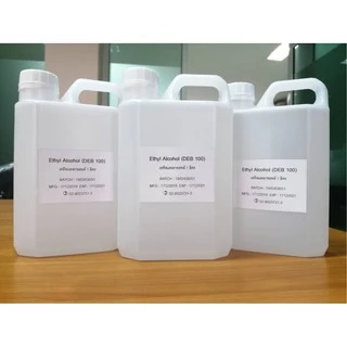 เอทิลแอลกอฮอล์ 99.9% เกรดพรีเมี่ยม แอลกอฮอล์น้ำ Ethyl Alcohol ขนาด 1 ลิตร