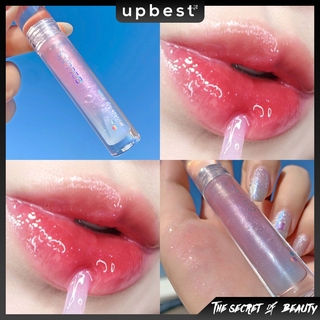 Gellas ลิปกลอส สีรุ้ง สามสี กันน้ำ ให้ความชุ่มชื่น .upbest