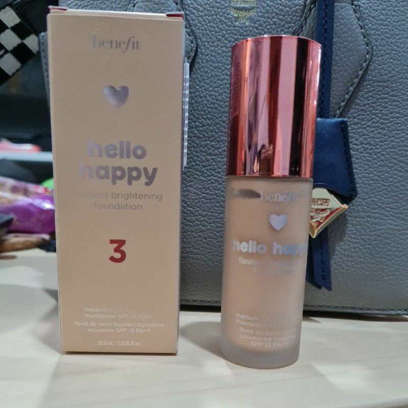 Benefit 30 ml hello happy foundation No. 3
