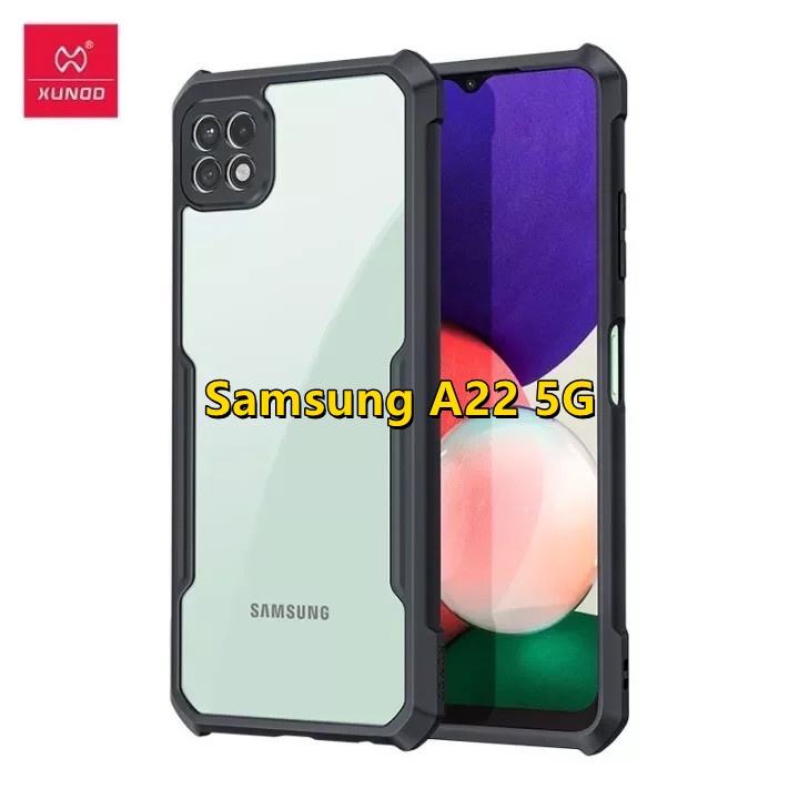 XUNDD ของแท้นำเข้า เคส Samsung A22 5G Beatle Series หลังใส กันกระแทก คุณภาพดีเยี่ยม