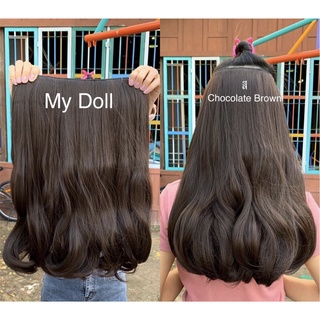 My Doll แฮร์พีชดัดลอนธรรมชาติลอนใหญ่ยาว40cm