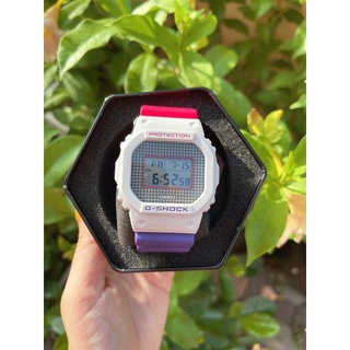 Gshock Digital Square Watch DW-5600THB-7DR DW560🔥ประกันKing🔥