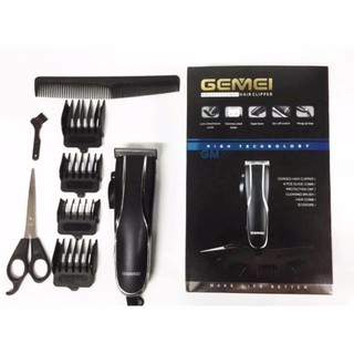 Gemei ปัตตาเลี่ยนโกนหนวด โกนผมแบบไร้สาย Professional Hair Clipper GM-811 แข็งแรงทนทาน(NEW)