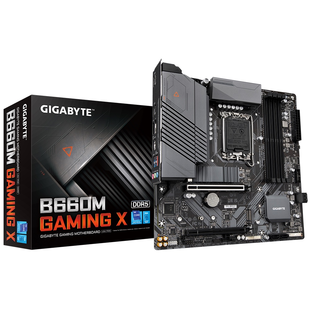 GIGABYTE B660M GAMING X DDR4 (REV1.0) mATX Mainboard B660 Series