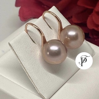 Edison Pearl Earring 💗 สีโรสโกลทั้งมุกและตัวเรือนแมตกัน น่ารักมากค่ะ💗💗