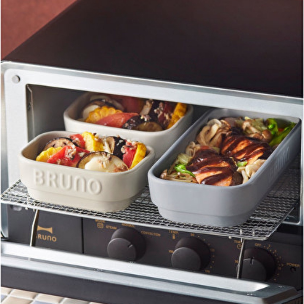 ถาดอบเซรามิก BRUNO Ceramic Cooker - BOE067-COOKER ถาดอบขนม ถาดอบลาซาญา ถาดเซรามิก