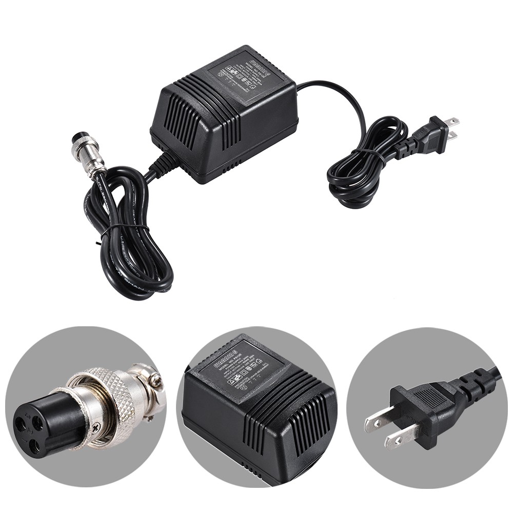 อะแดปเตอร์17 V 600 Ma Mixing คอนโซลมิกเซอร์ไฟฟ้า Ac 3 - Pin Connector 110 V Input Us Plug Yamaha mg 