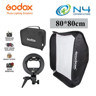 Godox Easy Fold Seepdlite Softbox พร้อมตัวยึด S Type 80x80 ซม.