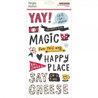 สติกเกอร์โฟม SAY CHEESE MAIN STREET