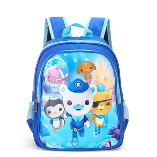 The Octonauts new cartoon cute childrens burden reduction backpack baby kindergarten backpack Hello Kitty