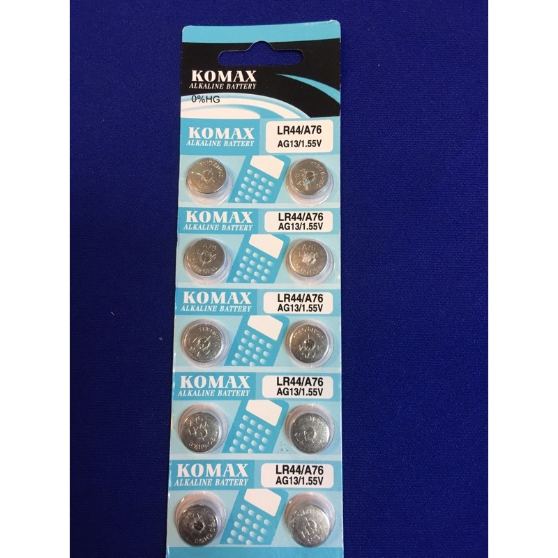 KOMAX  Alkaline Battery LR44/A76