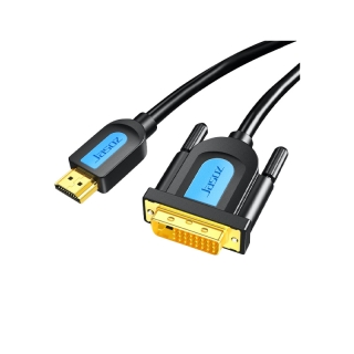 Jasoz สายDVI to HDMI สายHDMI to DVI Cable ความละเอียดสูง 1080P@60Hz รองรับการแปลงสองทาง สาย1.5/2/3/5เมตร