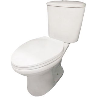 Sanitary ware 2-PIECE TOILET NASCO NC-7653 S- WA 3/4.5LITRE WHITE sanitary ware toilet สุขภัณฑ์นั่งราบ สุขภัณฑ์ 2 ชิ้น N