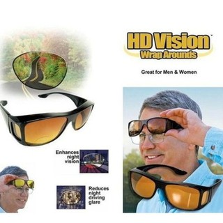 HD Vision แว่นตาใส่ขับรถกลางคืน และกลางวัน แว่นตาขับรถ แว่นตาดำ