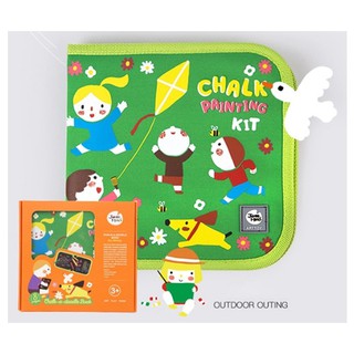 Joan Miro – Chalk-A-Doodle Book - Go Hiking - สีเขียว