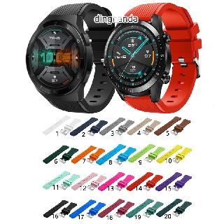 ราคาสายนาฬิกาซิลิโคน สำหรับ Huawei Watch Buds GT 2 GT 2e GT2 Pro GT3 46mm GT3 SE