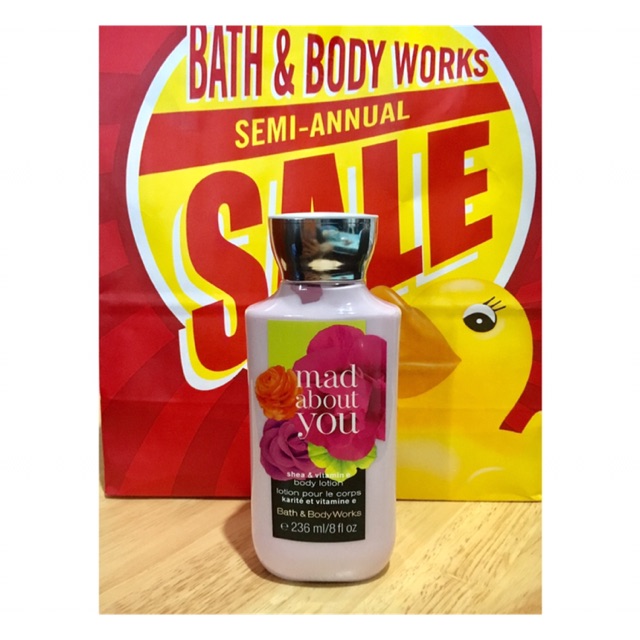 Bath&amp;BodyWorks body lotion กลิ่น mad about you