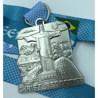 เยซูคริส (Christ Redeemer) - Virtual run งานวิ่ง วิ่งเอง วิ่งแถวบ้าน เหรียญวิ่ง เหรียญรางวัล เหรียญสร้างแรงบันดาลใจในการ