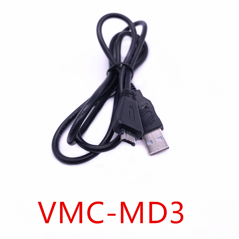 VMC-MD3 กล้องดิจิตอล USB สายชาร์จข้อมูลสําหรับ Sony DSC-TX55,TX100,W350,W570,W380,H70,HX7,W360,W390/
