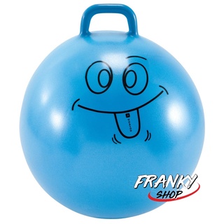 ลูกบอลออกกำลังกายแบบมีหูจับ สำหรับเด็ก ลูกบอลเด้กเล่น ขนาด 60 cm Kids Gym Space Hopper