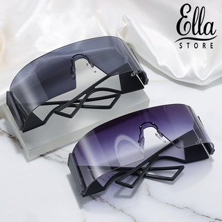 Ellastore123 แว่นตากันแดด เลนส์โพลาไรซ์ กันลื่น ป้องกันรังสียูวี สําหรับขับขี่รถจักรยาน