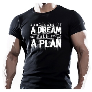 ROUNDคอลูกเรือNeckเสื้อยืด พิมพ์ลาย Call It A Plan Bodybuilding Mma Ufc Fighting สําหรับออกกําลังกาย-4XL