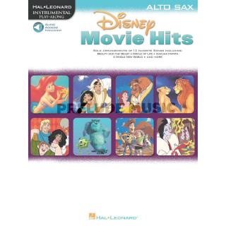 (ALTO Saxophone)DISNEY MOVIE HITS FOR ALTO Saxophone Play Along with a Full Symphony Orchestra!(HL00841422)