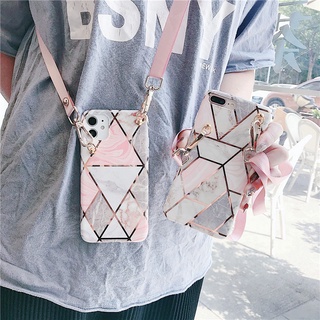 เคสโทรศัพท์ เคสซิลิโคนนิ่ม เคสโทรศัพท์มือถือ พร้อมสายสะพาย สายคล้อง สายคล้อง สำหรับ Samsung Galaxy S23 Ultra S23 Plus S22 Ultra S22 Plus S21 Plus S21+ S21 Ultra S20 FE A52 A52S A53 Case