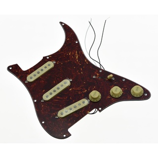 Hs-(พร้อมส่ง) ปิ๊กการ์ด มีสาย ST Pickguard พร้อมปิ๊กอัพ Alnico เต่า สไตล์วินเทจ สําหรับ Strat