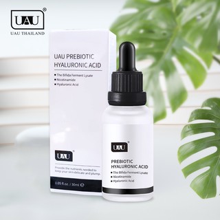 UAU Prebiotic เซรั่ม วิตามินบี3 เซรั่มบำรุงผิวหน้า มีส่วนผสม Hyaluronic Acid ใช้ได้ทุกสภาพผิว อ่อนโยน ฟื้นฟูผิว ชุ่มชื่น