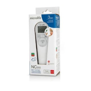 Microlife Forehead Thermometer เครื่องวัดอุณหภูมิทางหน้าผาก ระบบอินฟาเรด รุ่น NC200 รับประกันศูนย์ 2 ปี 19775