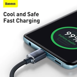Baseus สายชาร์จไว 100W Type-C สายชาร์จ type c ชาร์จเร็ว สายชาร์จเร็วไอโฟน สายชาร์จเร็ว huawei Type-C ไม่รองรับ ios