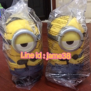 แก้วน้ำมินเนี่ยน (Minion) SF ราคา 1,000 บ.ของใหม่ในแพคพร้อมหลอด