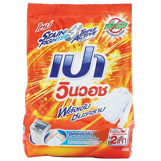 🔥The Best!! เปา วินวอช ผงซักฟอก ขนาด 2500 ก. Detergent Pao Win Wash Size 2500 g