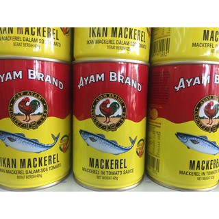 ปลากระป๋อง  MACKEREL by AYAM BRAND ขนาด425กรัม