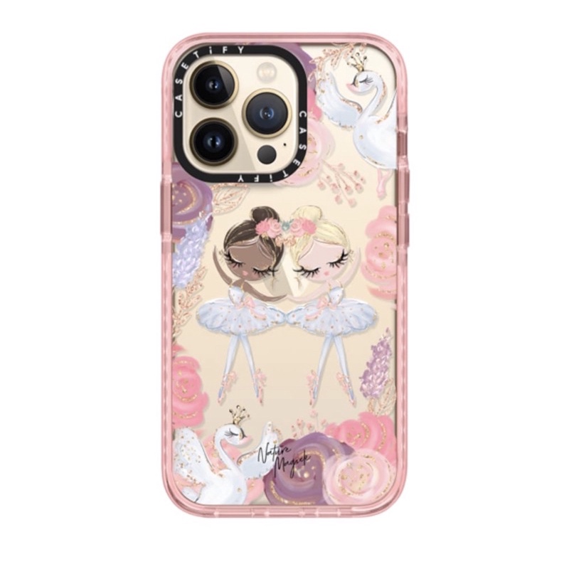 Casetify ip13 Promax / 13 pro Swan Lake Ballet Roses and Ballerinas by Nature Magick [พร้อมส่ง!!!]