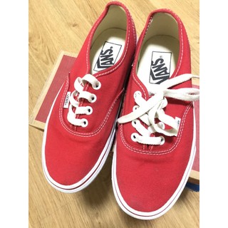 รองเท้าvans สีแดง ของแท้ 100%