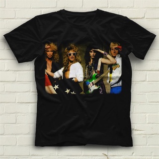 เสื้อยืด พิมพ์ลายวง David Lee Roth สีดํา สําหรับผู้ชาย และผู้หญิง