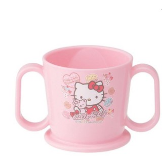 แก้วหัดดื่มแก้วหัดดื่มคัพหูหิ้วสองมือ  Hello Kitty  200 มล.4973307236228