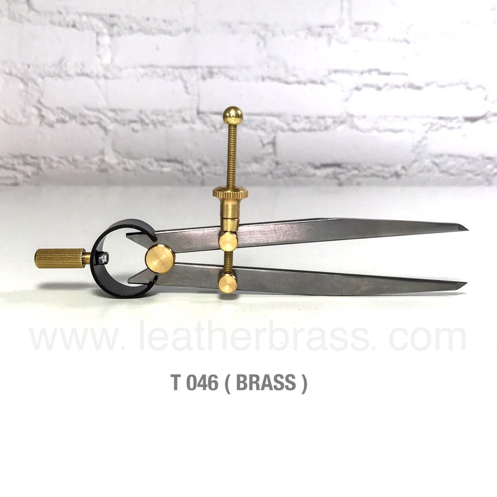 T046 วงเวียนทองเหลือง ขนาด 150 มิล อุปกรณ์ช่างหนัง leatherbrass**ราคาต่ออัน**