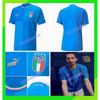 เสื้อกีฬาแขนสั้น ลายทีมชาติฟุตบอลชั้นนํา Italy 2022 2023 22 23 ชุดเหย้า สําหรับผู้ชาย