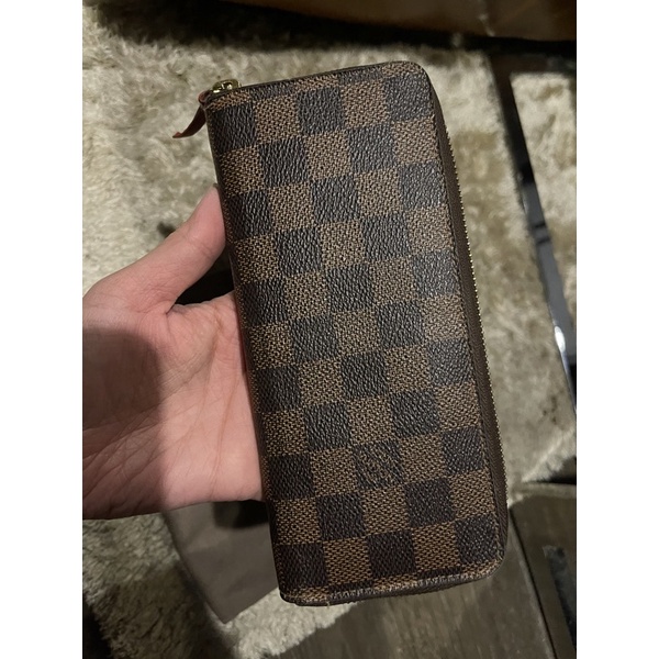 กระเป๋าสตางค์ Louis Vitton LV Zippy Clemence wallet มือสอง แท้ 💯ล้าน %