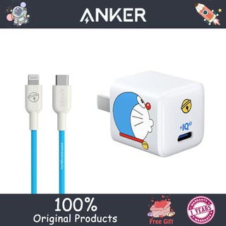 [in stock] ANKER DORAEMON ชุดอุปกรณ์ชาร์จ ลายโดราเอมอน